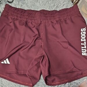 Starkville Bulldogs Maroon Athletic Shorts - NWT Large